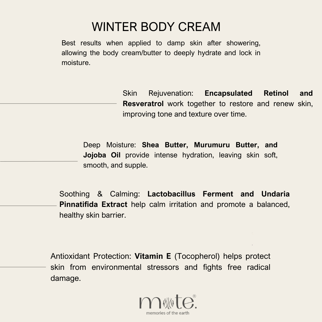 Deep Infusion Winter Body Cream